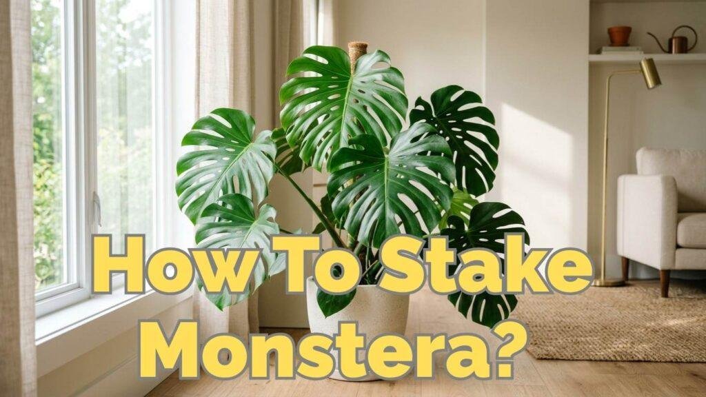 How to Stake a Monstera (step by step guide)  homeandgardenwise