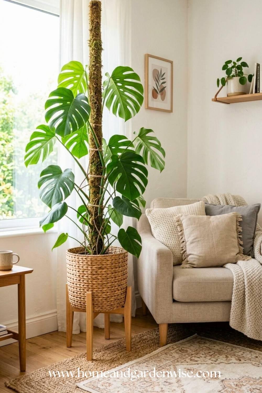 How to Stake a Monstera (step by step guide)  homeandgardenwise