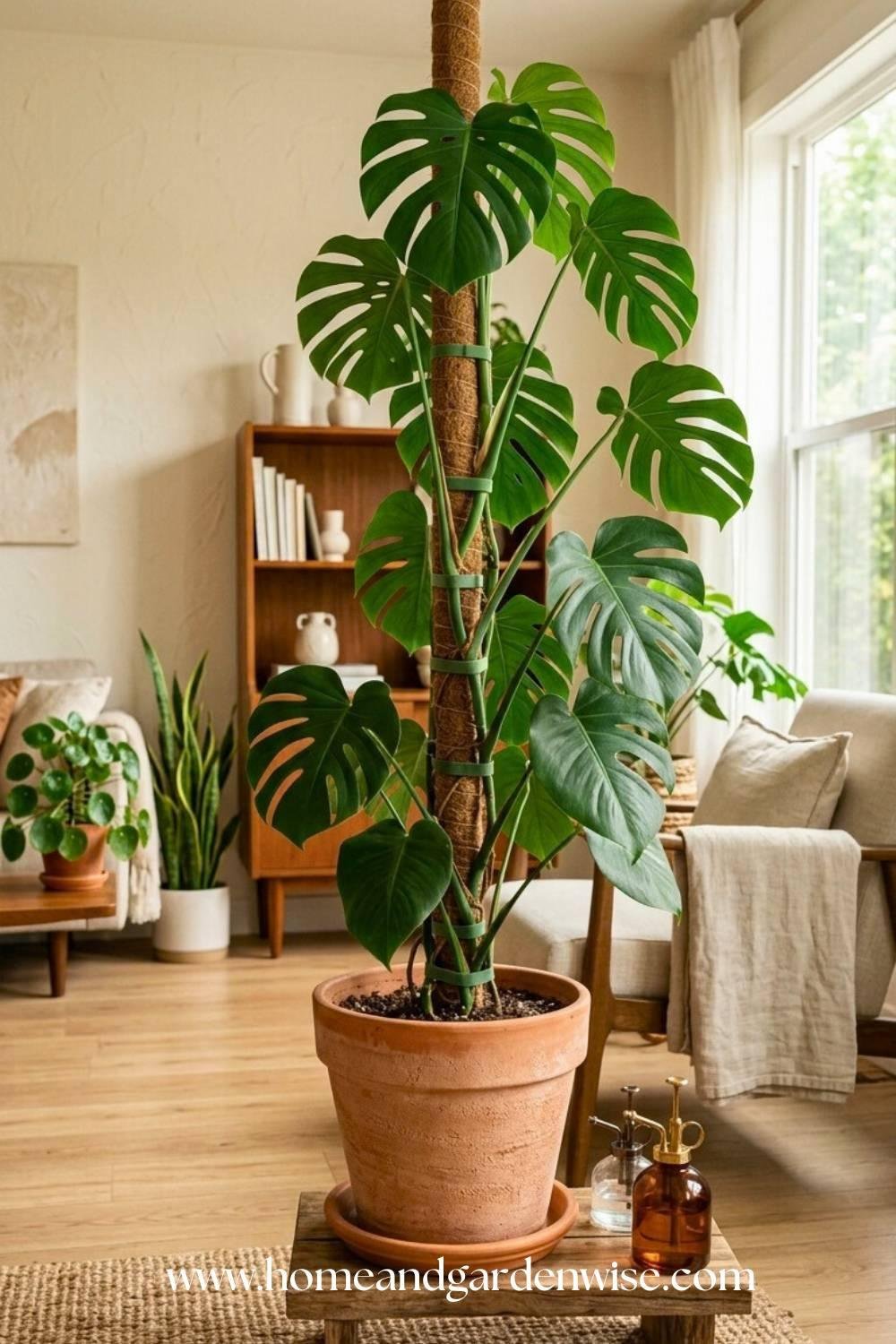 How to Stake a Monstera (step by step guide)  homeandgardenwise
